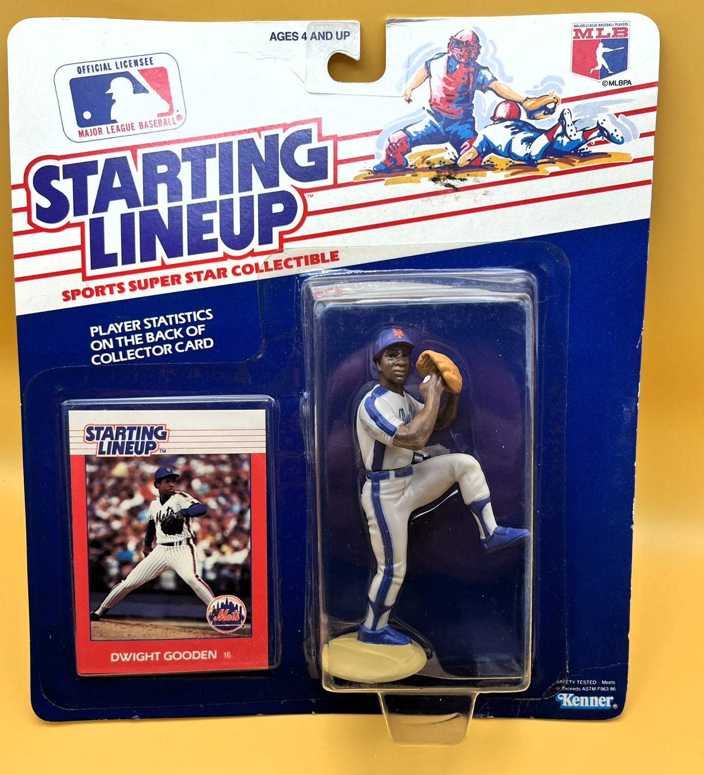 1988 Dwight Gooden Starting Lineup with Card Factory Sealed - Vintage 1st Year