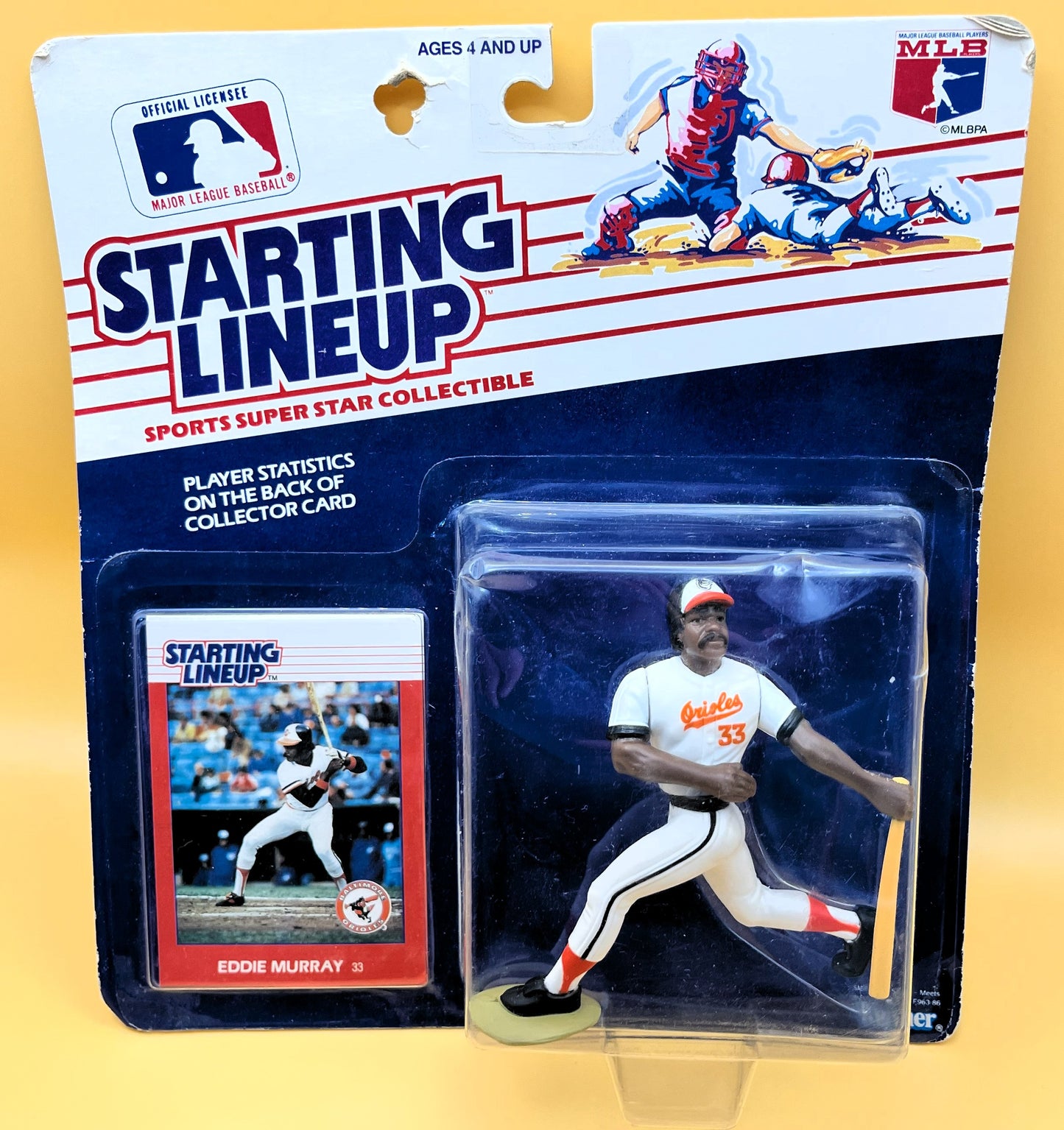 1988 Eddie Murray Starting Lineup with Card Factory Sealed - Vintage 1st Year