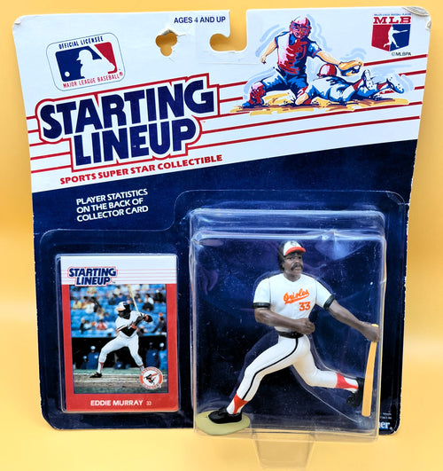 1988 Eddie Murray Starting Lineup with Card Factory Sealed - Vintage 1st Year