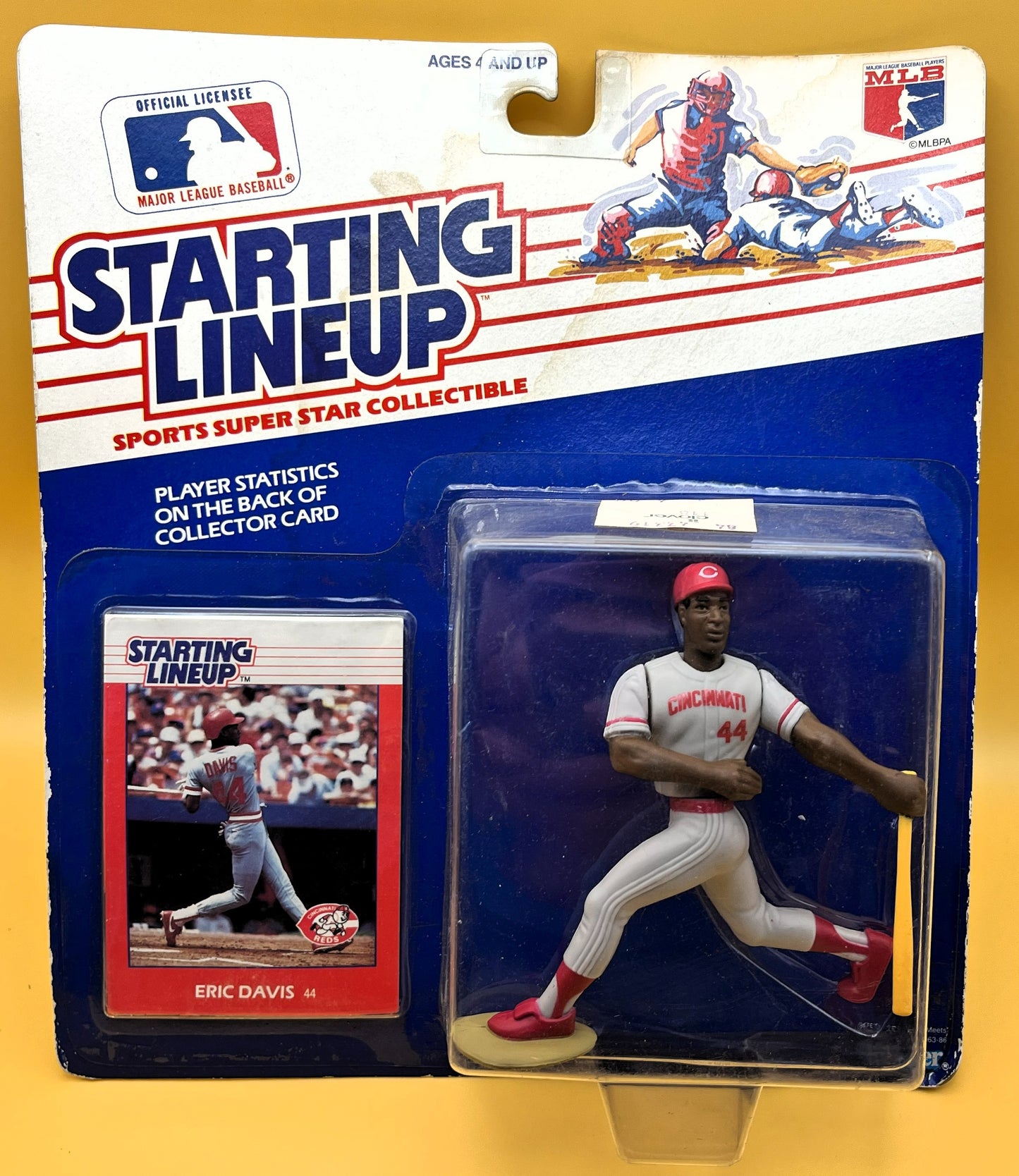1988 Eric Davis Starting Lineup with Card Factory Sealed - Vintage 1st Year