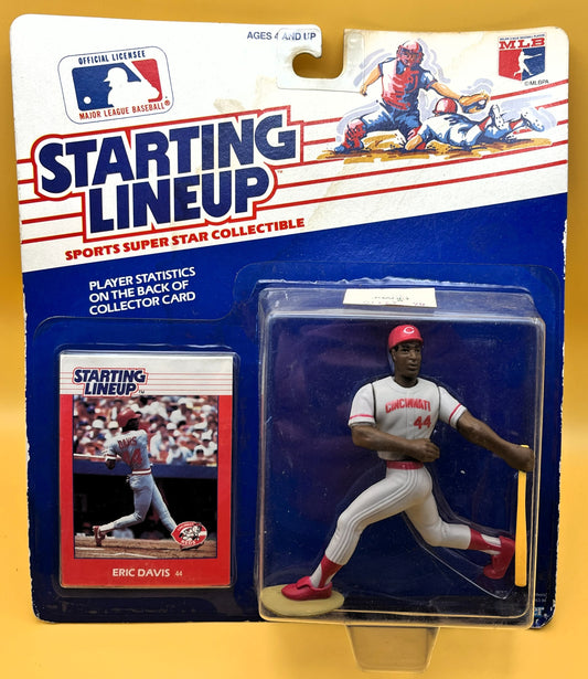 1988 Eric Davis Starting Lineup with Card Factory Sealed - Vintage 1st Year