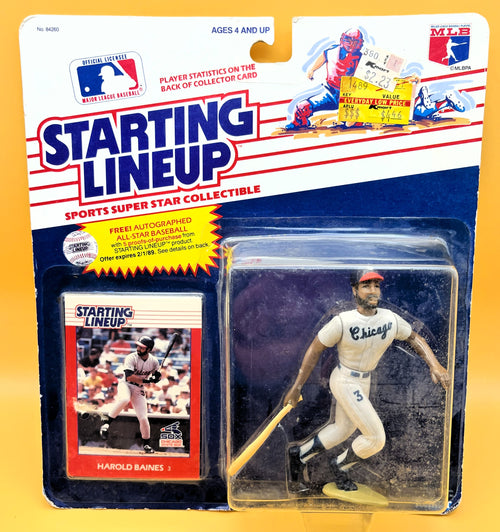 1988 Harold Baines Starting Lineup with Card Factory Sealed - Vintage 1st Year