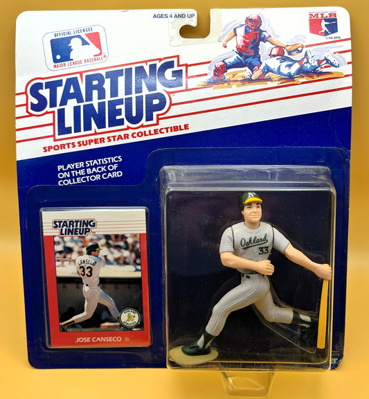 1988 Jose Canseco Starting Lineup with Card Factory Sealed - Vintage 1st Year