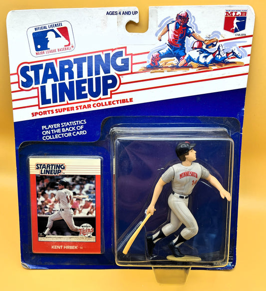 1988 Kent Hrbek Starting Lineup with Card Factory Sealed - Vintage 1st Year