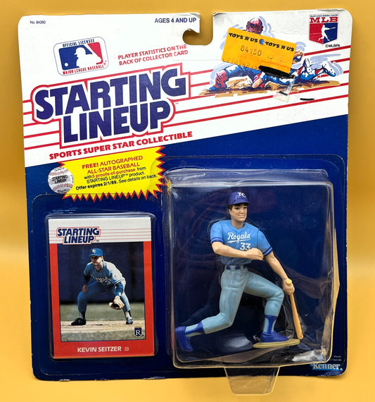 1988 Kevin Seitzer Starting Lineup with Card Factory Sealed - Vintage 1st Year