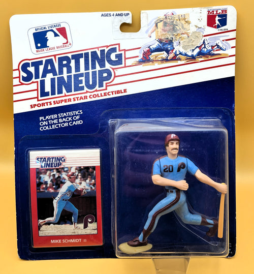 1988 Mike Schmidt Starting Lineup with Card Factory Sealed - Vintage 1st Year