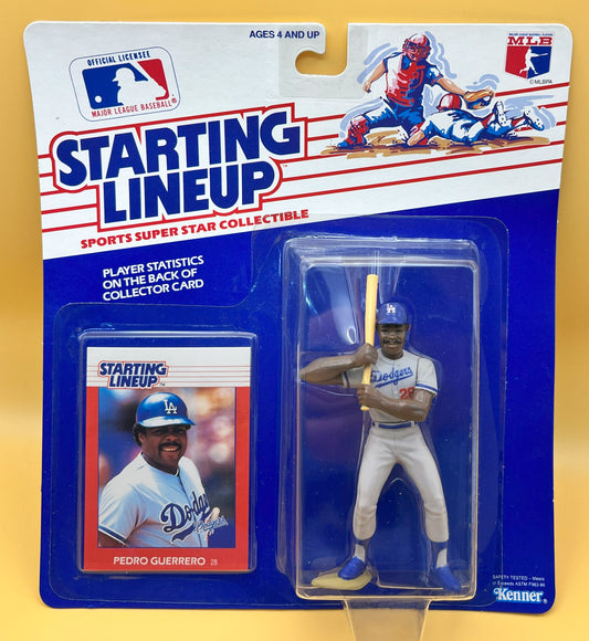 1988 Pedro Guerrero Starting Lineup with Card Factory Sealed - Vintage 1st Year