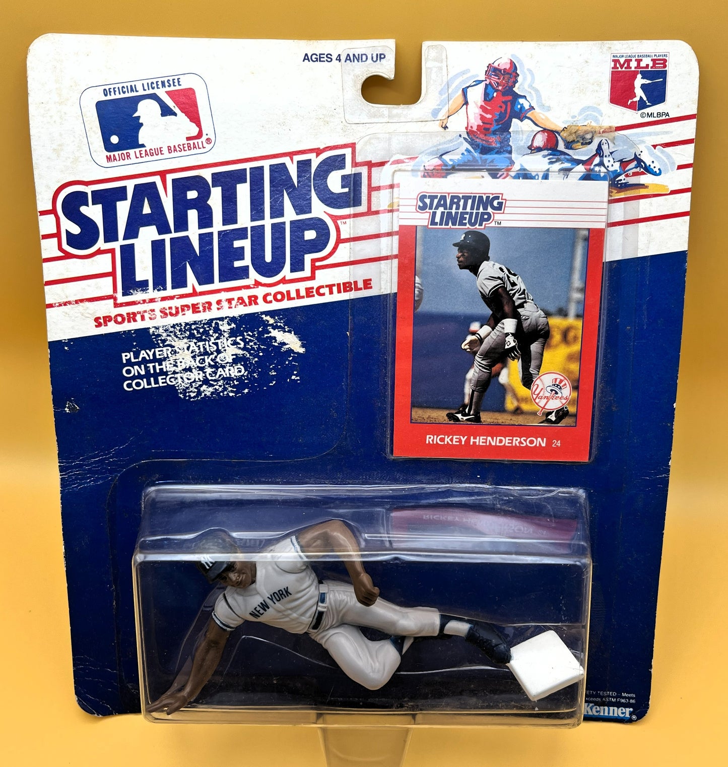 1988 Ricky Henderson Starting Lineup with Card Factory Sealed - Vintage 1st Year