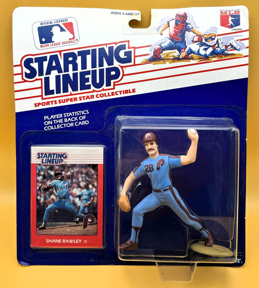 1988 Shane Rawley Starting Lineup with Card Factory Sealed - Vintage 1st Year