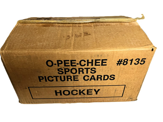 1989-90 OPC O-Pee-Chee Hockey Vending Case 8000 Cards #8135 RARE