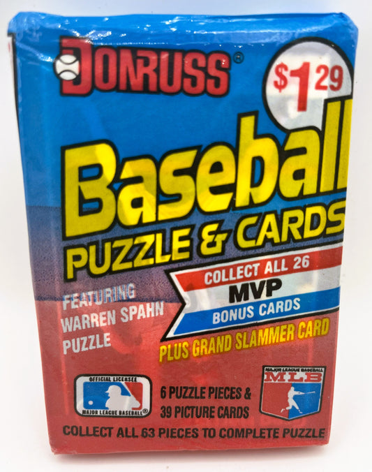 1989 Baseball Donruss Cello Pack - Johnson  Griffey jr. RC