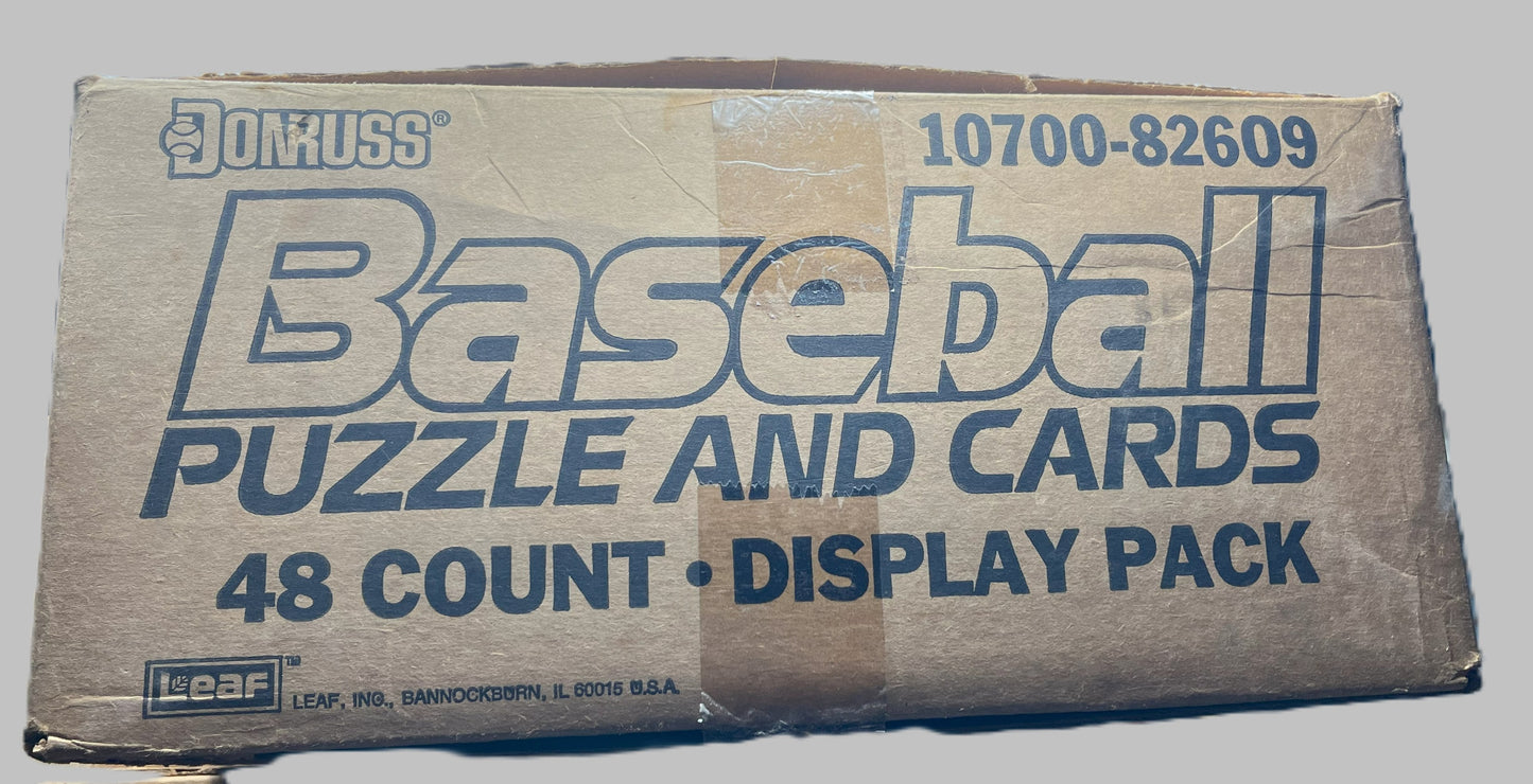 1989 Baseball Donruss Display Case