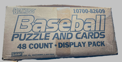 1989 Baseball Donruss Display Case