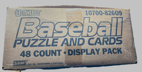 1989 Baseball Donruss Display Case