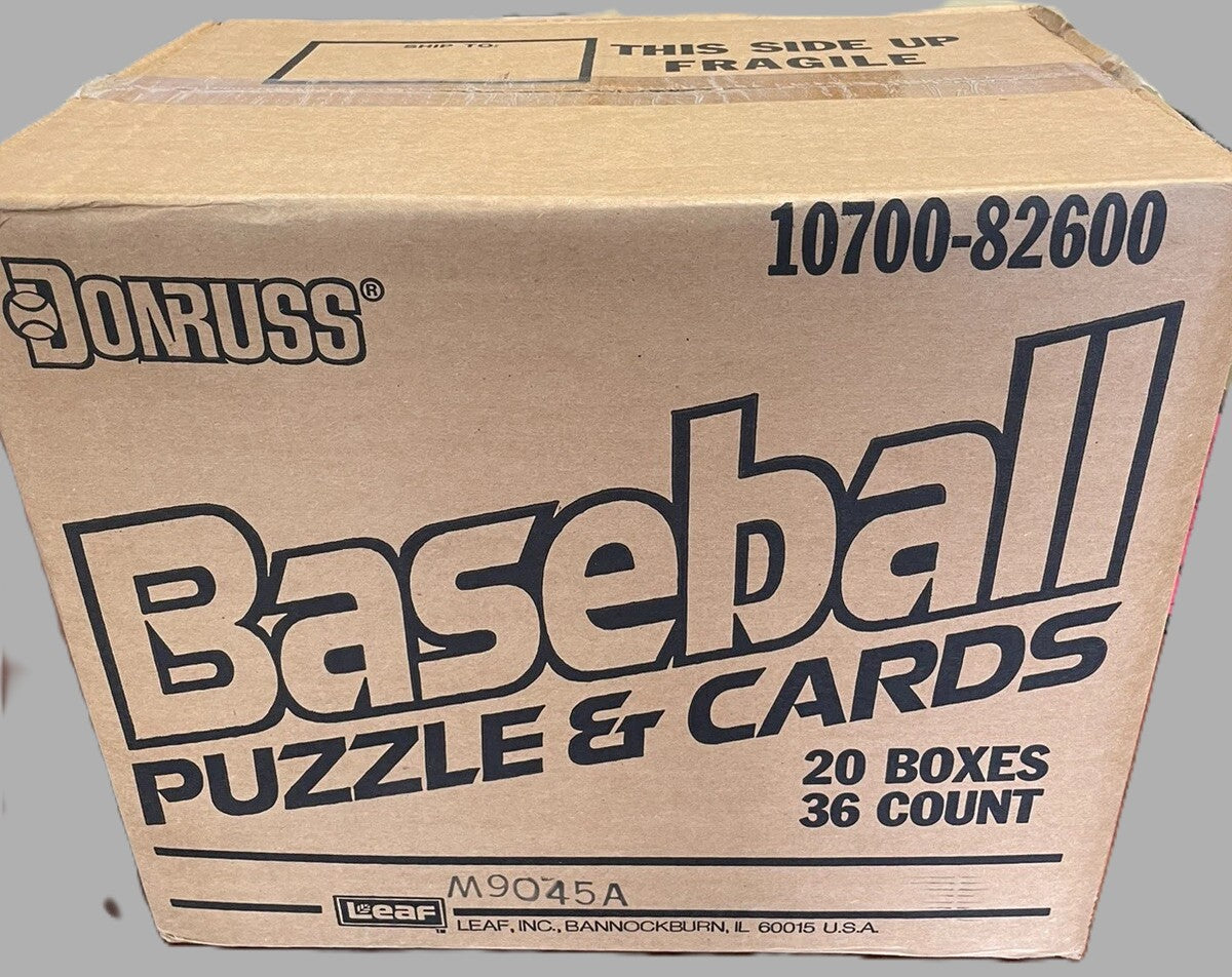 1989 Baseball Donruss Full Case 82600