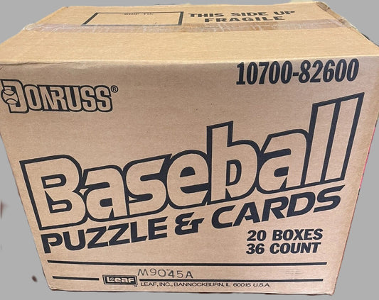 1989 Baseball Donruss Full Case 82600