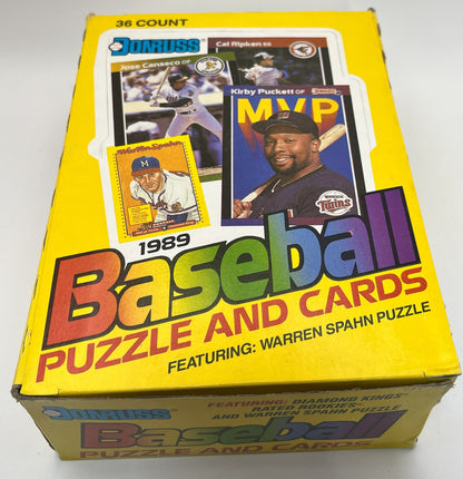 1989 Baseball Donruss Wax Box