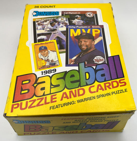 1989 Baseball Donruss Wax Box