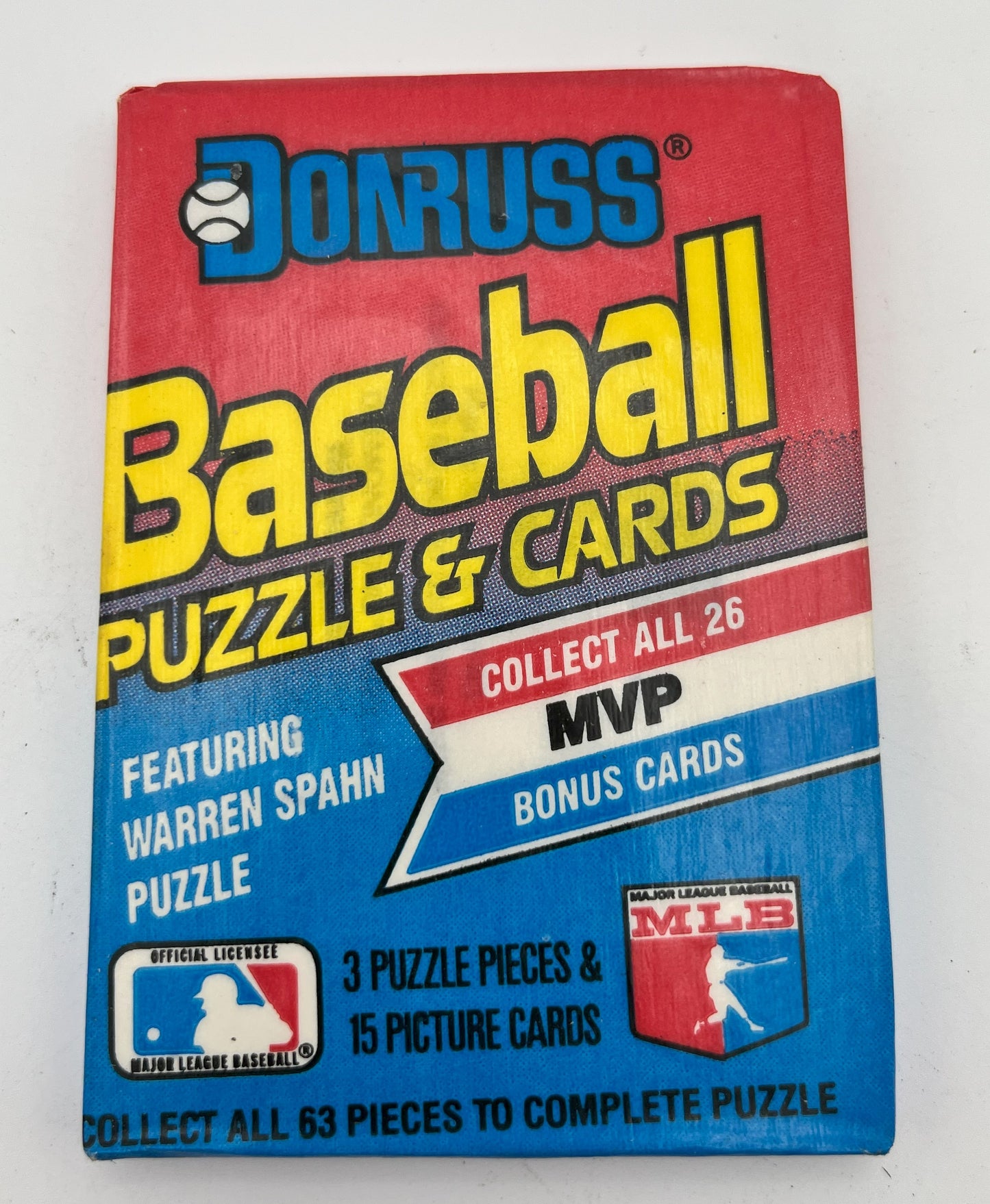 1989 Baseball Donruss Wax Pack - Johnson Griffey Jr. RC