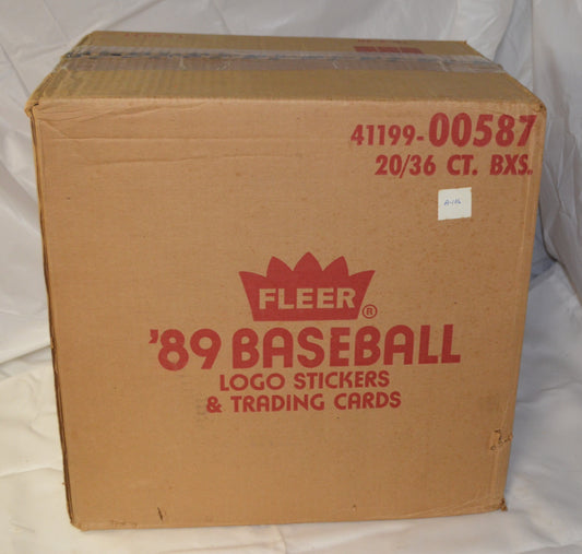 1989 Baseball Fleer Case 00587
