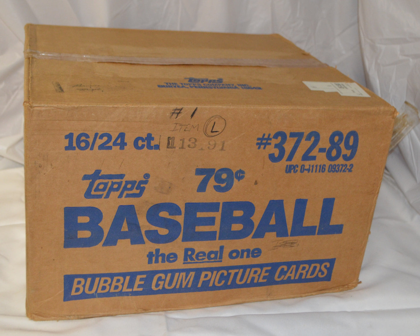 1989 Baseball Topps  Case 372-89
