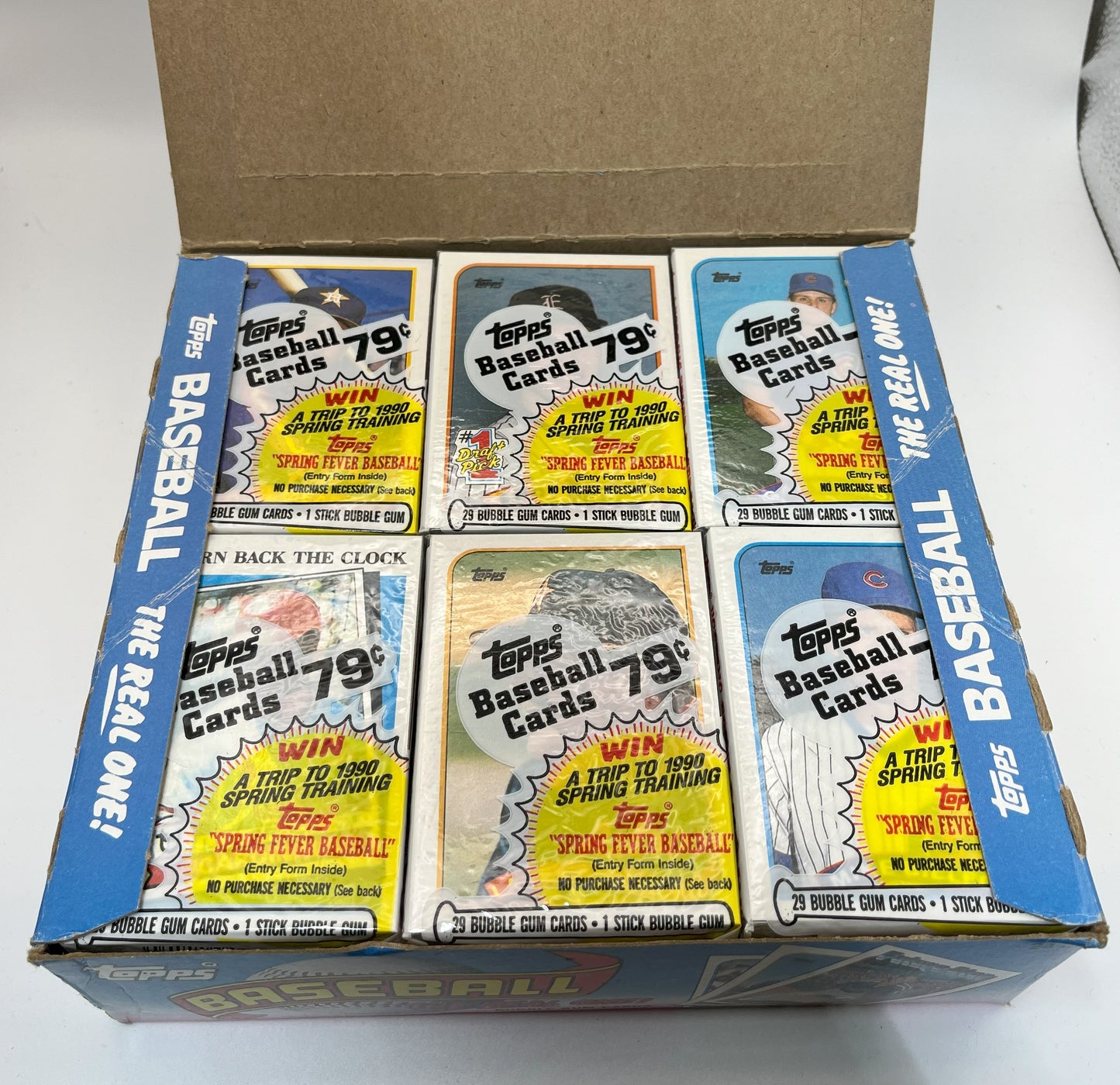 1989 Baseball Topps Cello Box -Randy Johnson RC