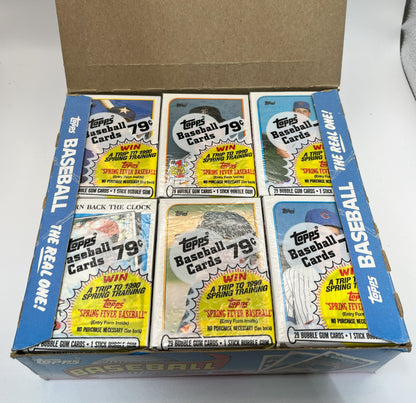 1989 Baseball Topps Cello Box -Randy Johnson RC