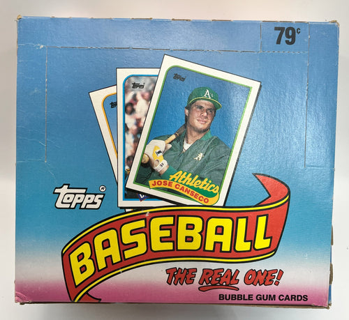 1989 Baseball Topps Cello Box -Randy Johnson RC