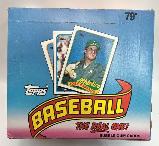 1989 Baseball Topps Cello Box -Randy Johnson RC