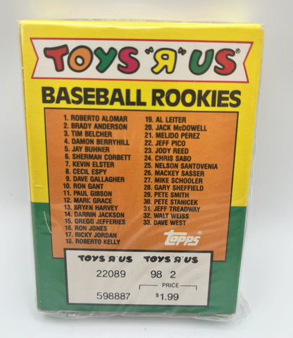 1989 Baseball Topps Toys R Us Rookies Set
