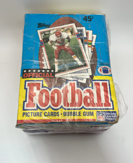 1989 Football Topps Wax Box
