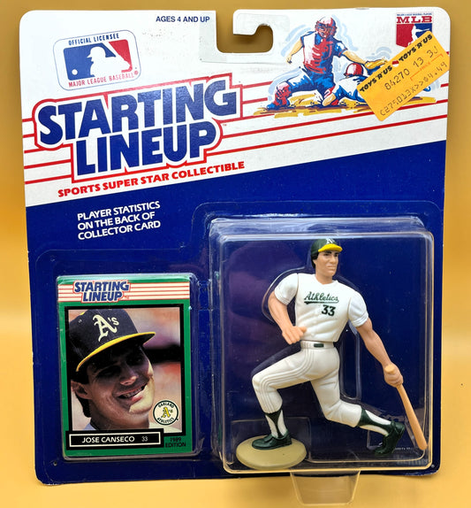 1989 Jose Canseco Starting Lineup Figure with Card