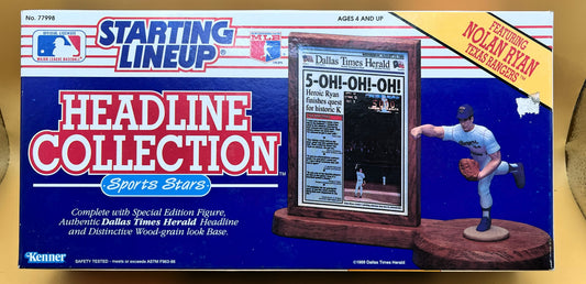 1989 Nolan Ryan Starting Lineup Headline Collection - Vintage