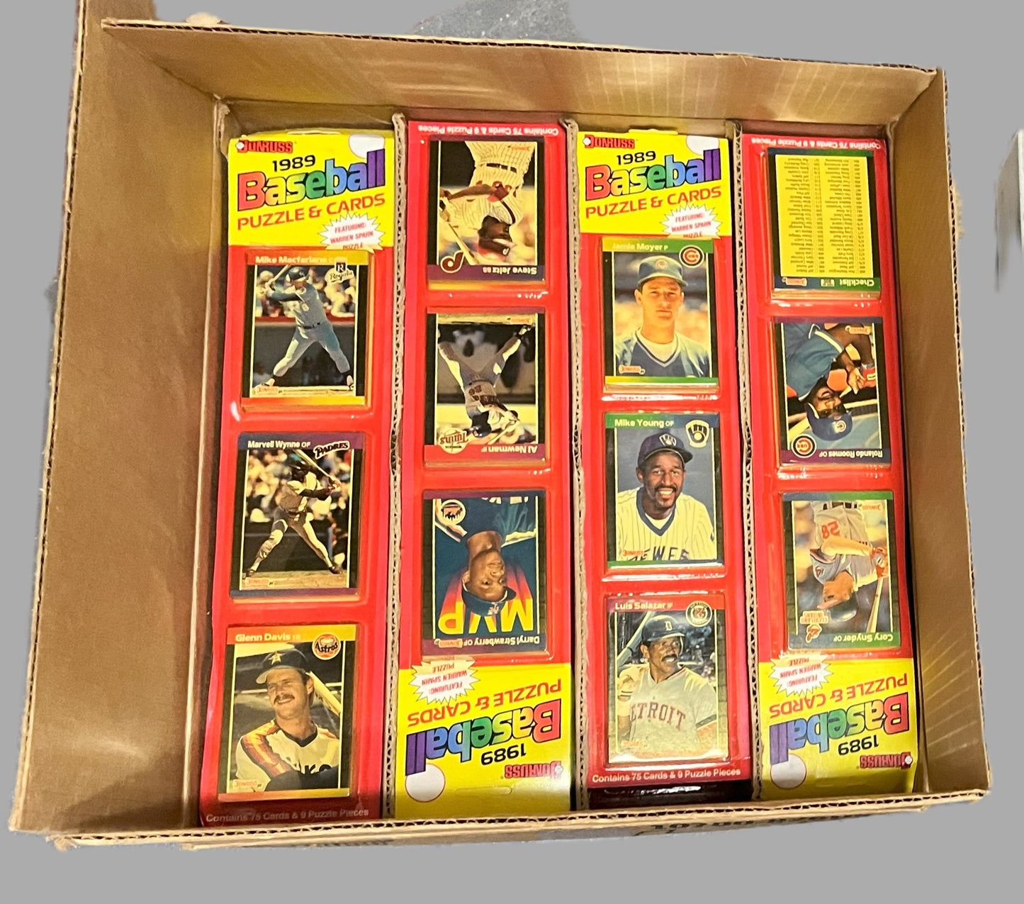 1989 Baseball Donruss Display Case