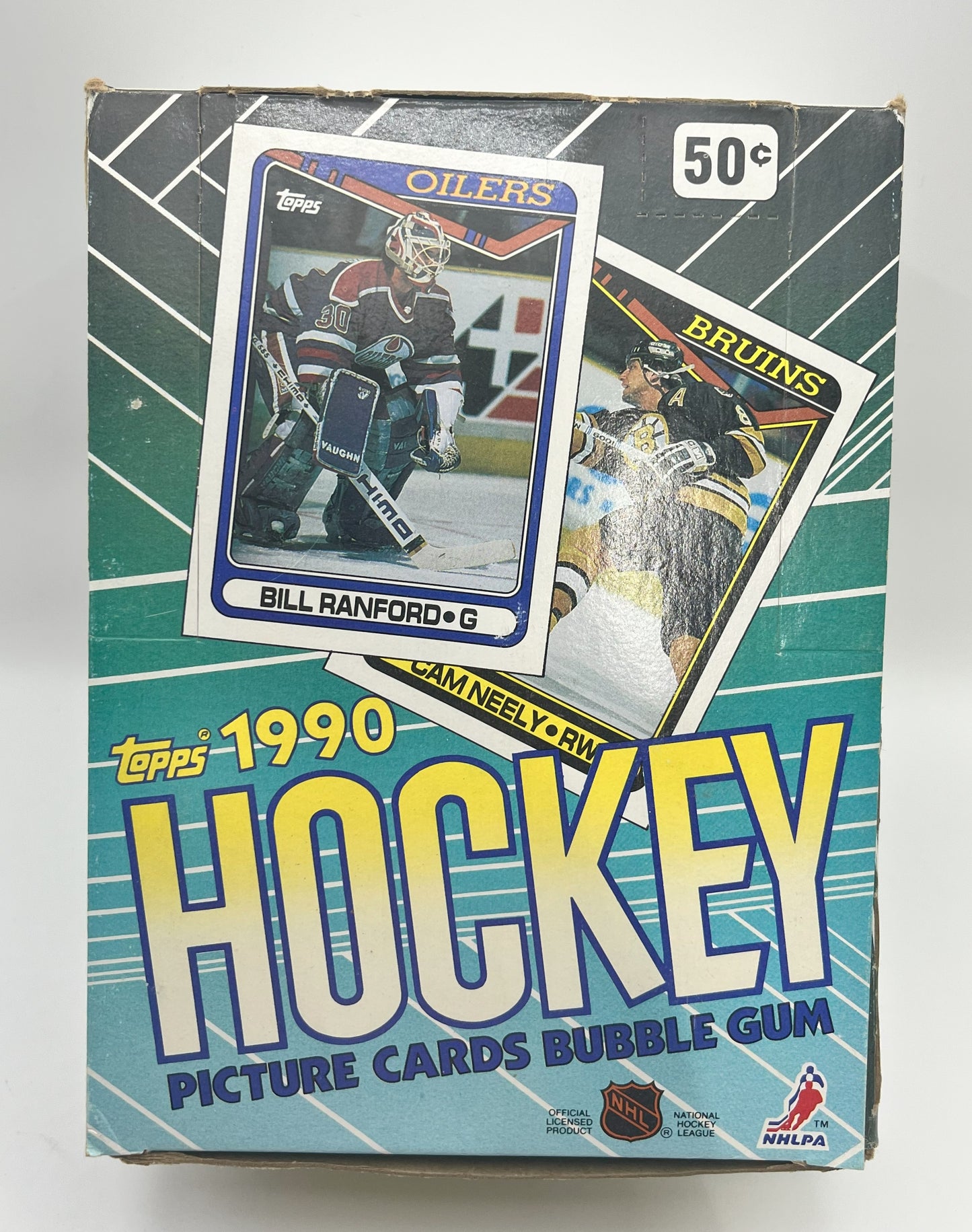 1990-91 Hockey Topps Wax Box