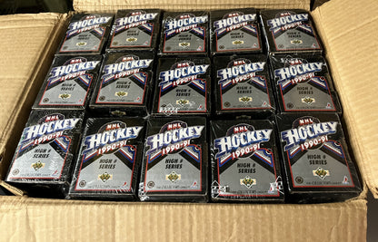 1990-91 Hockey Upper Deck High Number Series Set Case 30802