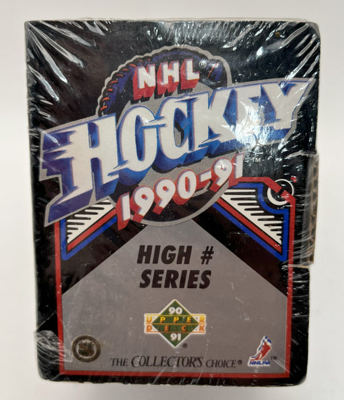 1990-91 Hockey Upper Deck High Series Set Factory Wrapped