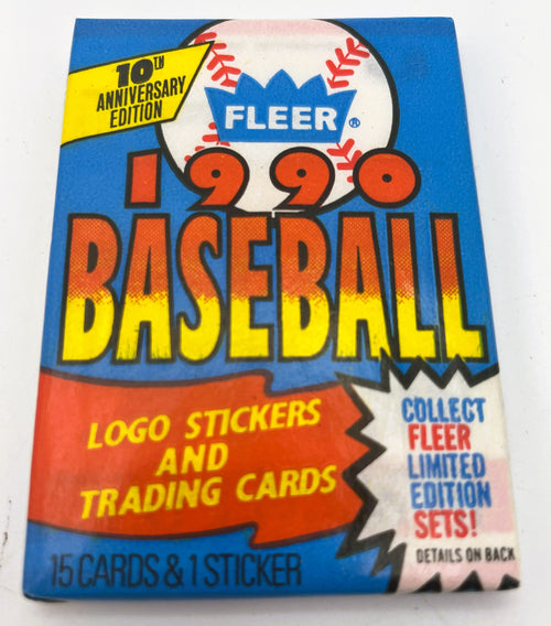1990 Baseball Fleer Wax Pack