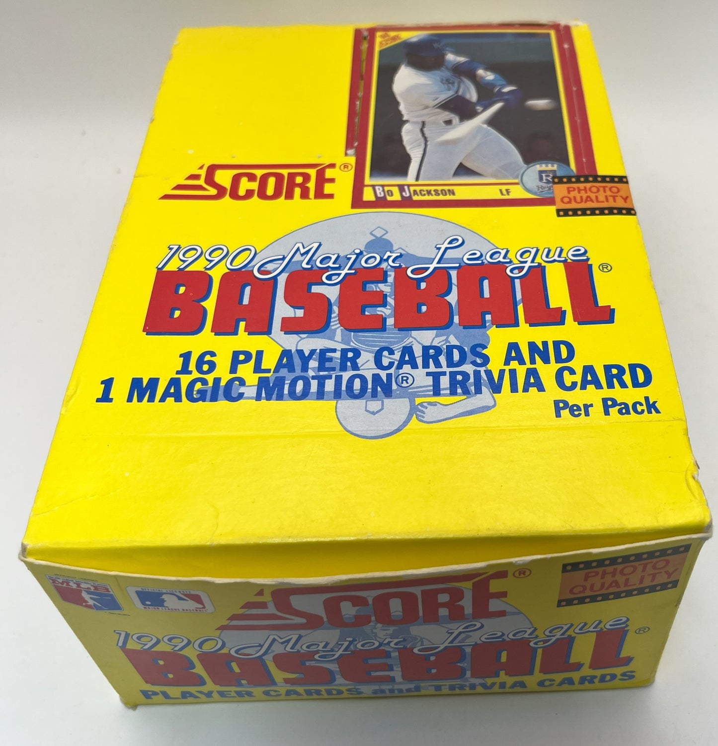 1990 Baseball Score Cello Box