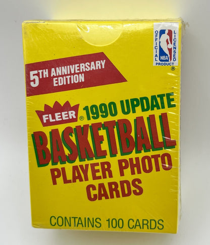 1990 Basketball Fleer Update Set - Factory Sealed Payton RC