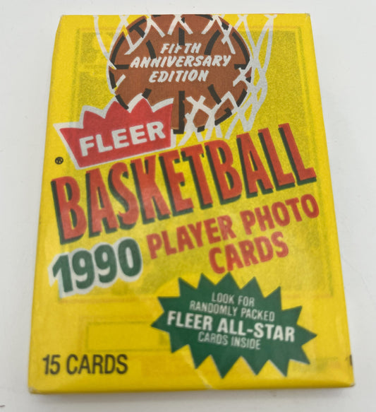 1990 Basketball Fleer Wax pack -Jordan?