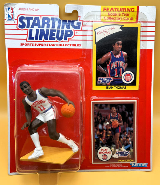 1990 Isiah Thomas  Starting Lineup with Card Factory Sealed - Vintage