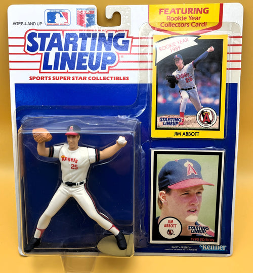 1990 Jim Abbott Starting Lineup Figure LA Angels