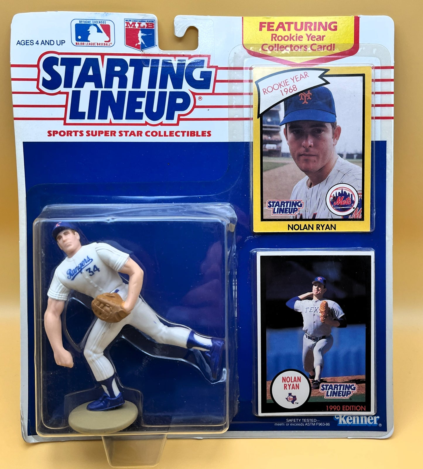 1990 Nolan Ryan Starting Lineup - Texas Rangers