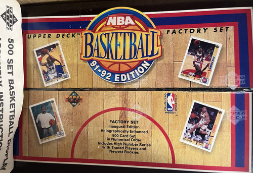 1991-92 Basketball Upper Deck Sets Case RARE