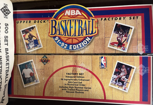 1991-92 Basketball Upper Deck Sets Case RARE