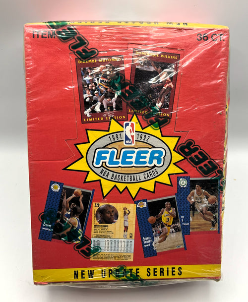 1991-92 Fleer Basketball Box Update Series Factory Sealed