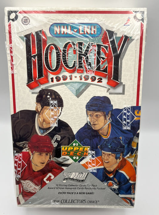 1991-92 Hockey Upper Deck Box