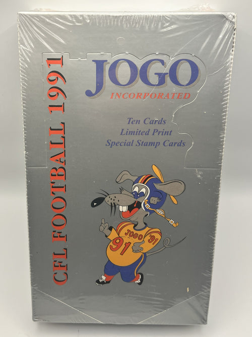 1991 Jogo Inc CFL Canadian Football League Box