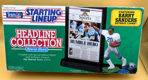 1991 Barry Sanders Starting Lineup Headline Collection - Vintage